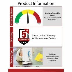 Best Sale 👏 Ameriwood Home Altra Furniture Pursuit 3 Drawer File Cabinet In Cherry And Gray 🎉 -Mobile Sales Store 425350 13 L