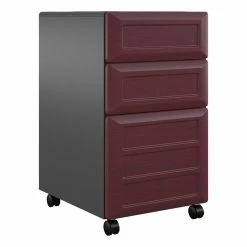 Best Sale 👏 Ameriwood Home Altra Furniture Pursuit 3 Drawer File Cabinet In Cherry And Gray 🎉