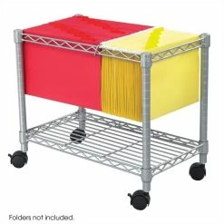Coupon ✨ Safco Wire Mobile File Cart In Grey 🥰