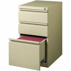 Cheap 👍 Hirsh Industries LLC Hirsh 20-inch Deep Metal Mobile Pedestal File 3-Drawer Box/Box/File. Putty/Beige ✔️ -Mobile Sales Store 436156 2 L