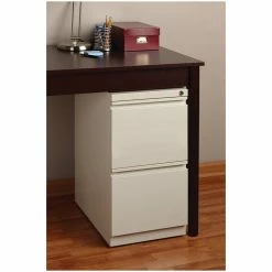 Flash Sale 🌟 Hirsh Industries LLC Hirsh 20-in Deep Metal Mobile Pedestal 2-Drawer File/File. Full Width Pull Beige 😀 -Mobile Sales Store 436158 2 L