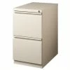 Flash Sale 🌟 Hirsh Industries LLC Hirsh 20-in Deep Metal Mobile Pedestal 2-Drawer File/File. Full Width Pull Beige 😀