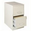 Outlet 🧨 Hirsh Industries LLC Space Solutions 22" Deep 2 Drawer Metal File Cabinet For Home Or Office Stone 🎁