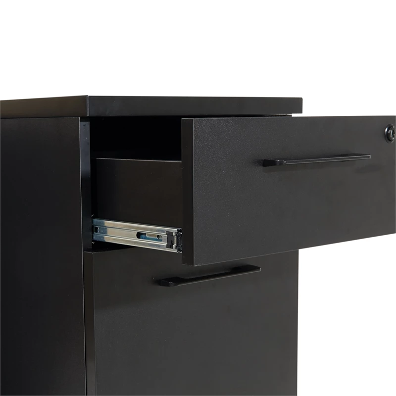 Budget π― Office Star Prado Mobile Black Filing Cabinet With Hidden Drawer In Engineered Wood π 8 Budget π― Office Star Prado Mobile Black Filing Cabinet With Hidden Drawer In Engineered Wood π - Image 8