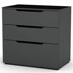 Discount 😀 Nexera Next 3 Drawer Filing Cabinet In Black 🛒