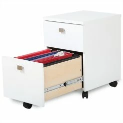 Cheap 😀 South Shore Interface 2-Drawer Mobile File Cabinet In Pure White 😀 -Mobile Sales Store 469366 3 L