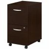 Best Sale 🔔 BBF Series C 2 Drawer Mobile File Cabinet In Mocha Cherry - Engineered Wood 🎁