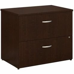 Outlet ❤️ BBF Series C 2 Drawer Lateral File Cabinet In Mocha Cherry - Engineered Wood ⭐