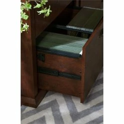 Wholesale 🤩 Bush Yorktown Home Office Lateral File Cabinet In Antique Cherry - Engineered Wood 🔥 -Mobile Sales Store 509721 9 L
