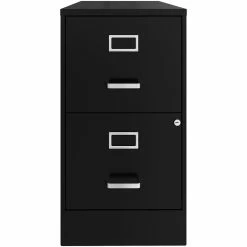 Discount 🥰 Hirsh Industries LLC Hirsh 22" Deep 2 Drawer Metal File Cabinet With Ball Bearing Slides Black 🧨 -Mobile Sales Store 556078 2 L