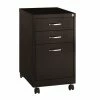 Best Pirce 🎁 Hirsh Industries LLC Space Solutions 19" Metal 3-Drawer Home Office Mobile Pedestal File Black 🧨