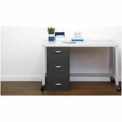 Coupon ⌛ Hirsh Industries LLC Space Solutions Contemporary 3 Drawer Metal File Cabinet In Gray 🥰 -Mobile Sales Store 556106 6 L