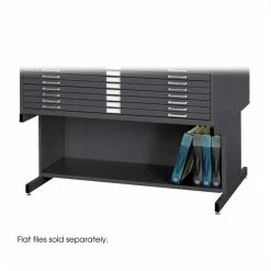 Hot Sale ⭐ Safco Open 20"H Base For 4986 And 4996 Flat File Cabinets In Black 🤩