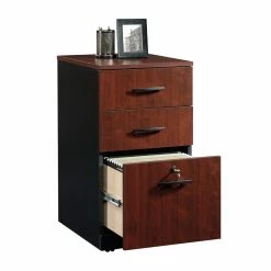 Cheap 👏 Sauder Via 3 Drawer File Cabinet In Classic Cherry ⌛ -Mobile Sales Store 657508 3 L