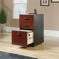Cheap 👏 Sauder Via 3 Drawer File Cabinet In Classic Cherry ⌛ -Mobile Sales Store 657508 5 L
