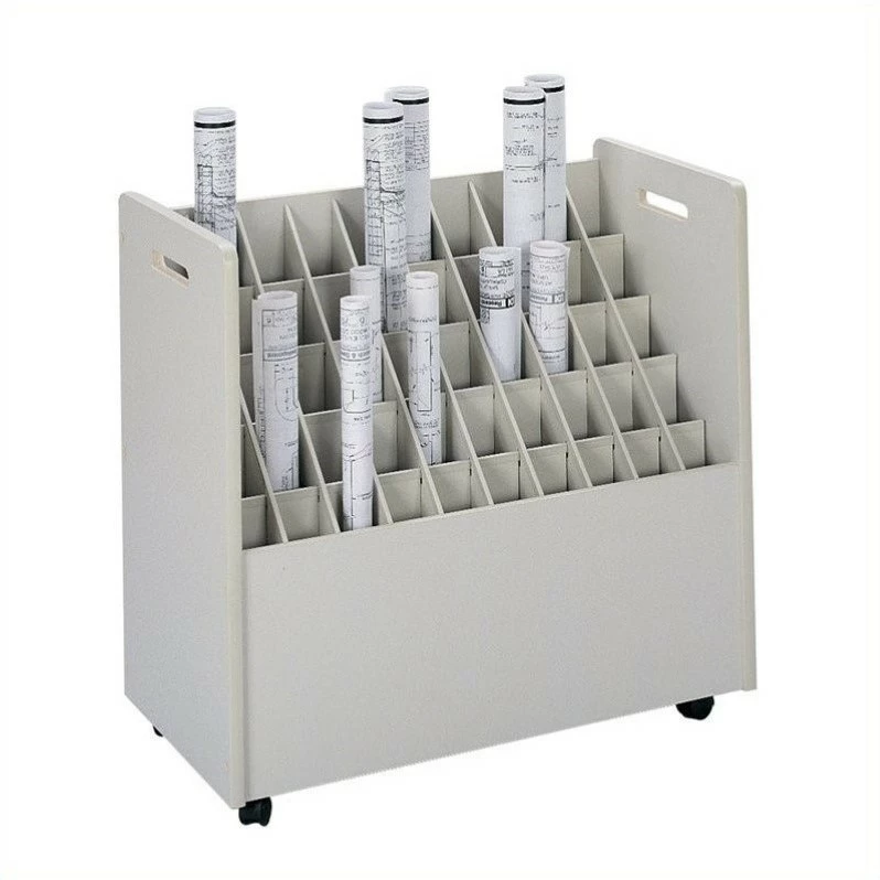Hot Sale β¨ Safco 50 Compartment Mobile Wood Roll Files Storage In Putty π€© 1 Hot Sale β¨ Safco 50 Compartment Mobile Wood Roll Files Storage In Putty π€©